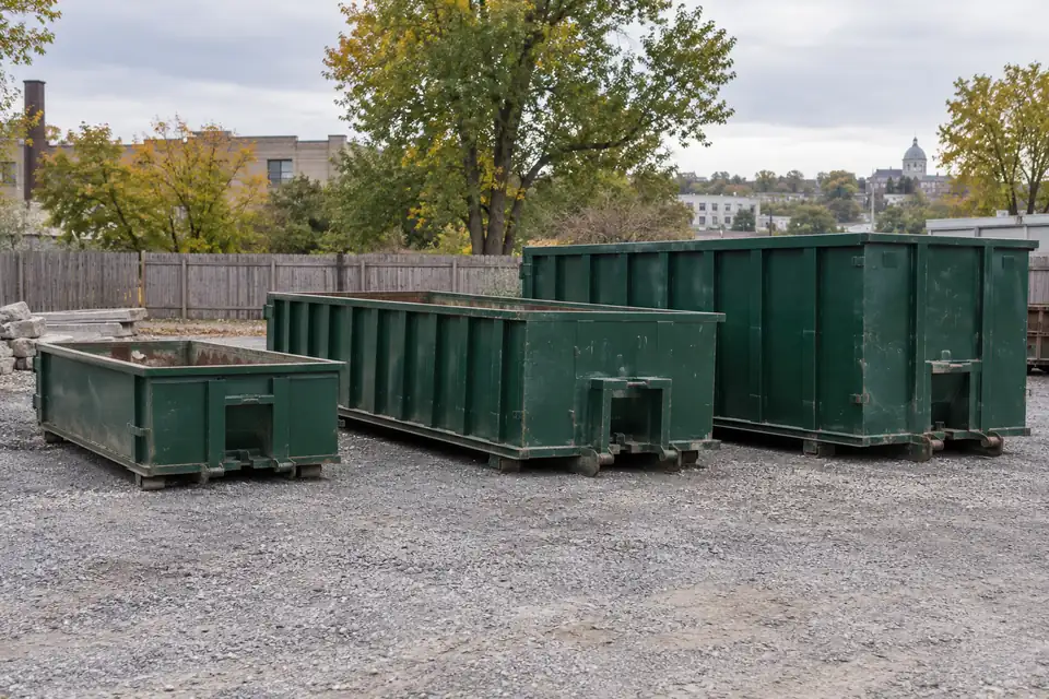Three roll-off dumpster sizes available for Schenectady cleanup projects